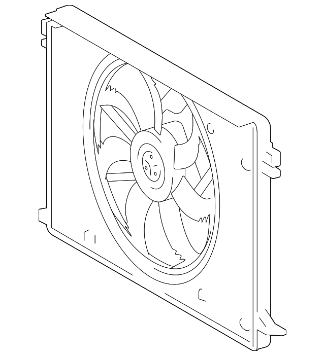 Dual Radiator Cooling Fan Assembly For Toyota Sienna 2011-2017 & Lexus RX350 2010-2016