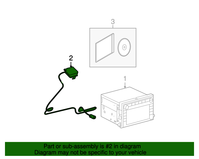 20072008 Ford Edge GPS Antenna 7T4Z10E893B Varsity Ford
