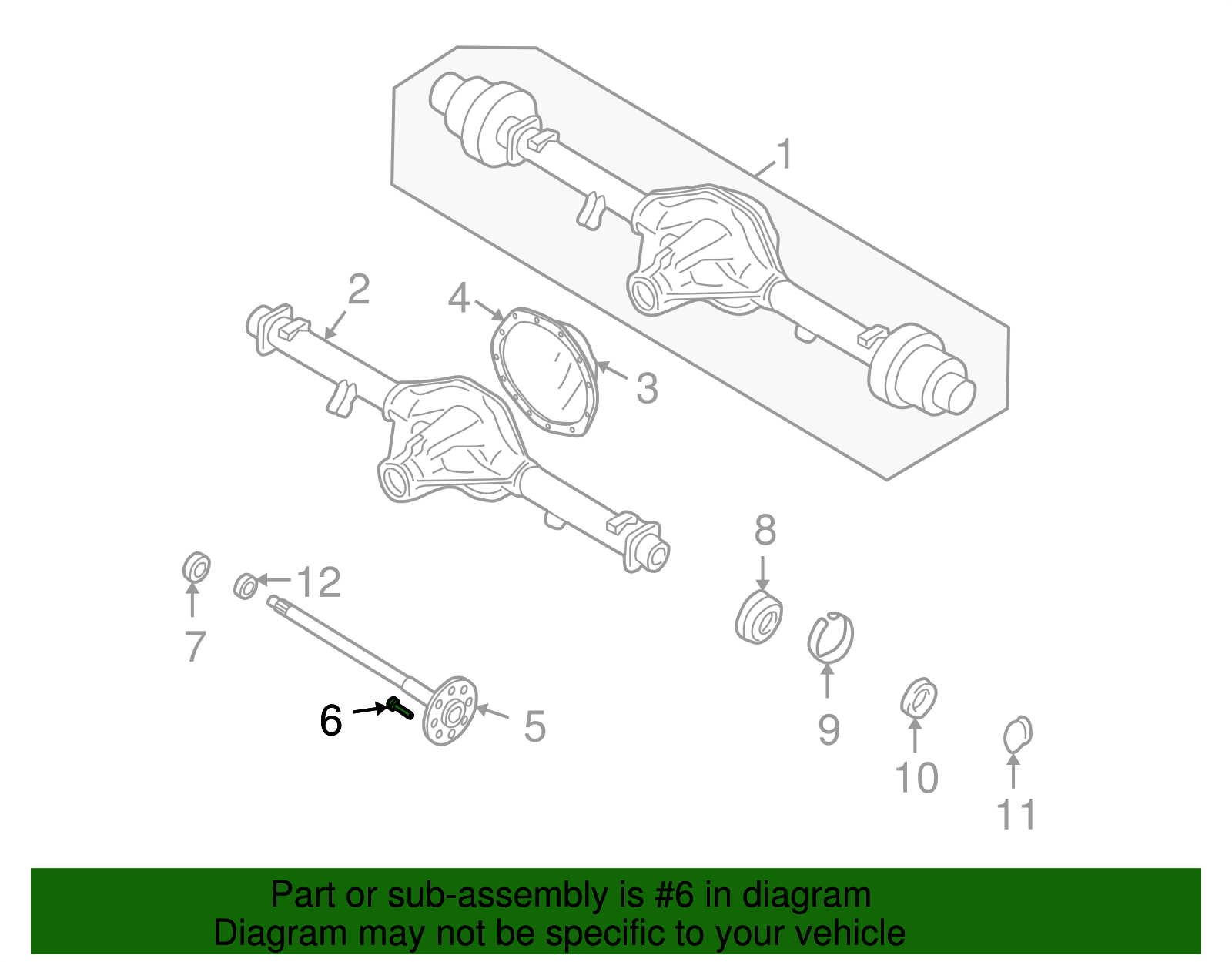 Rear Wheel Stud - GM (88891758)
