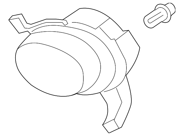 Front Driver Side Fog Lamp - GM (96650792)