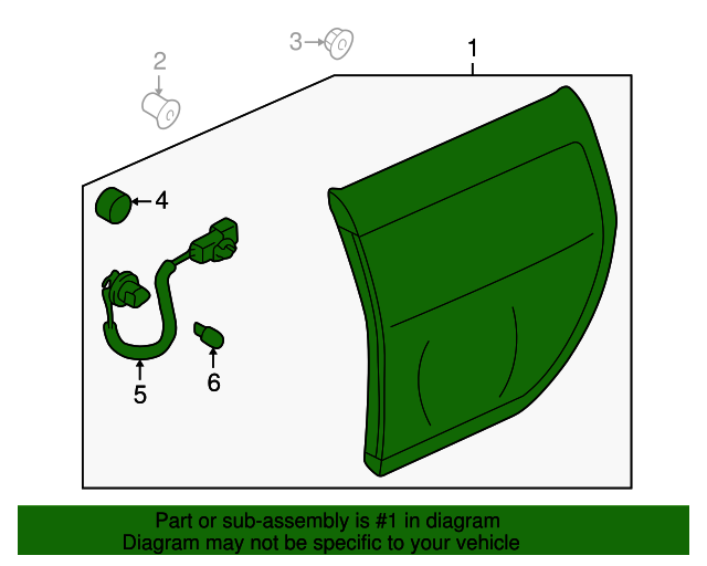20032004 Subaru Baja Tail Lamp Assembly 84251AE13ANN Subaru Parts Store