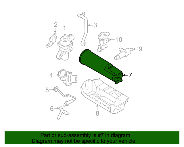 20042011 Ford Ranger Vapor Canister 4L5Z9C985B