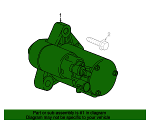 12678752 - Starter 2013-2019 GM | Gateway Buick GMC Parts