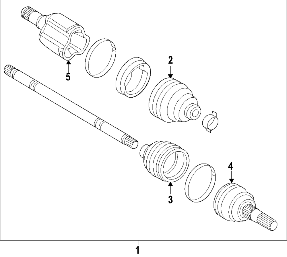 Inner Cv Joint - GM (84446590)