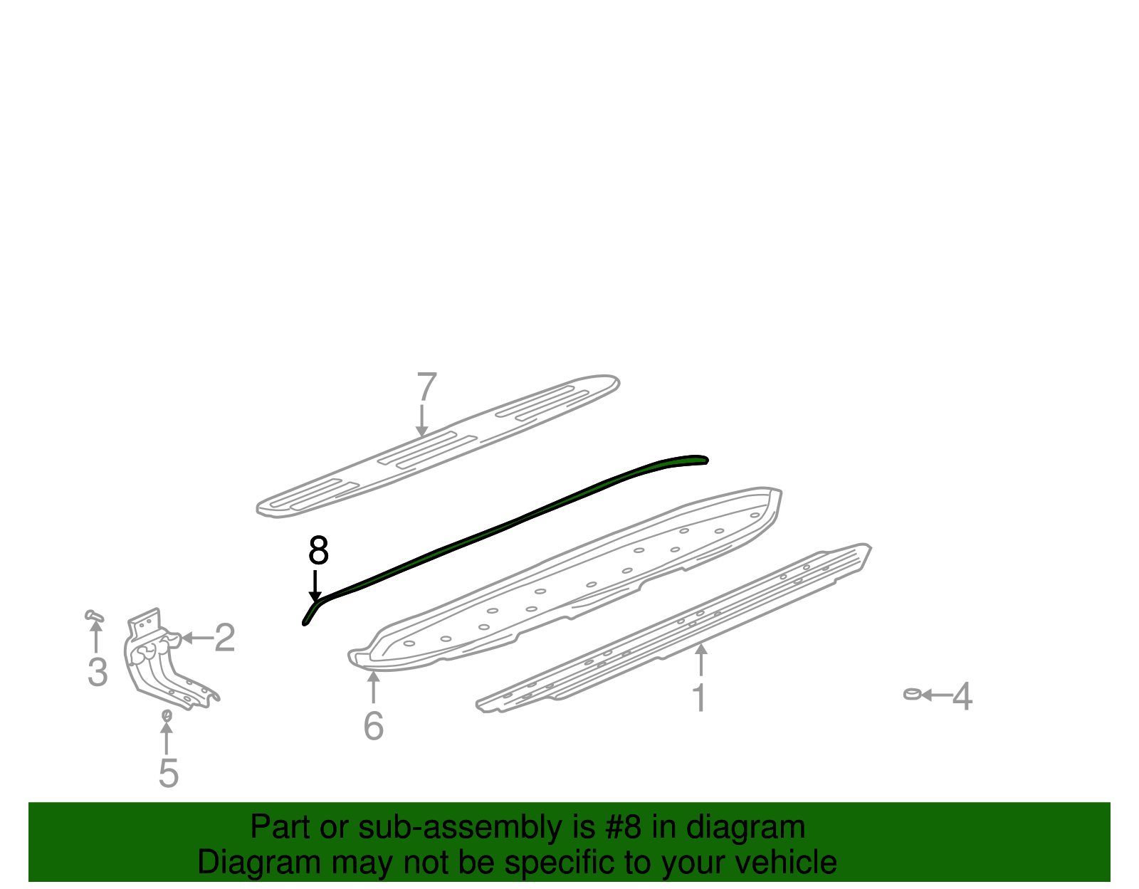 Weatherstrip - GM (88944397)