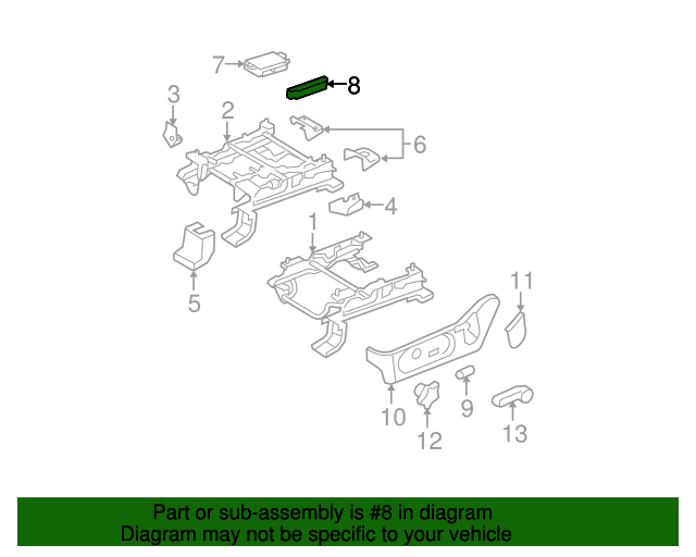 20062019 Ford Ford Lincoln F150 Explorer Left Driver Power Seat Adjust Switch OEM 9L3Z14A701FB