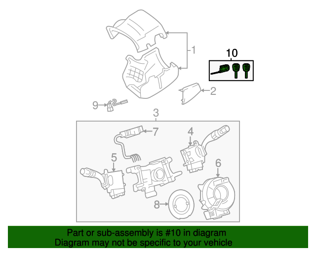 6905733331 Ignition Lock Cylinder 20022006 Lexus MyLexusParts