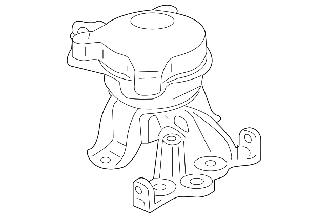 thumbnail image 2 of Midnight Autoparts Hydraulic Front Right Engine Mount For Mitsubishi Eclipse 2.4L (9281 / 1091A076) 2 of 2
