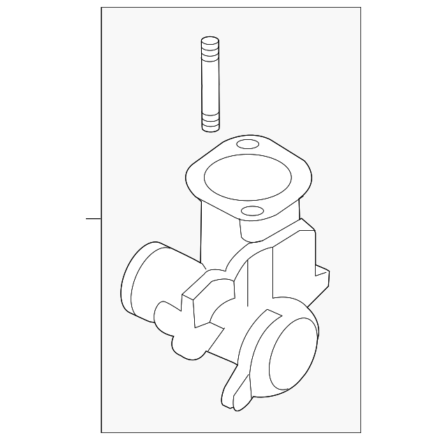 20042005 Mazda RX8 Thermostat Housing N3H1151H0B