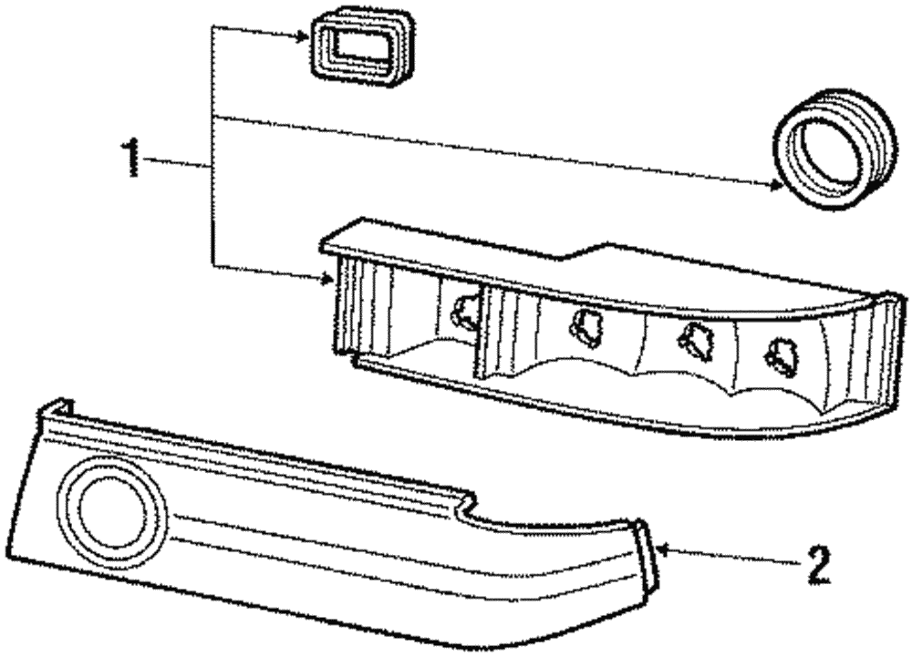 Tail Lamp Assembly - Ford (E7WY-13404-A)