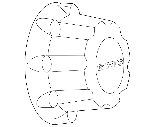 Chrome Hub Cap - GM (9597170)