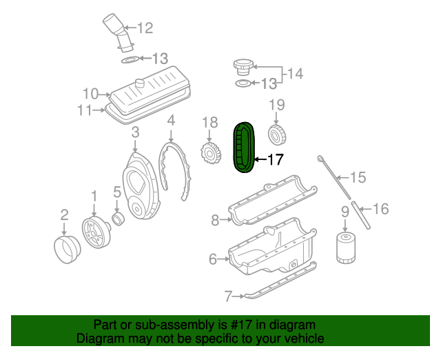 19921999 GM Timing Chain 10128485