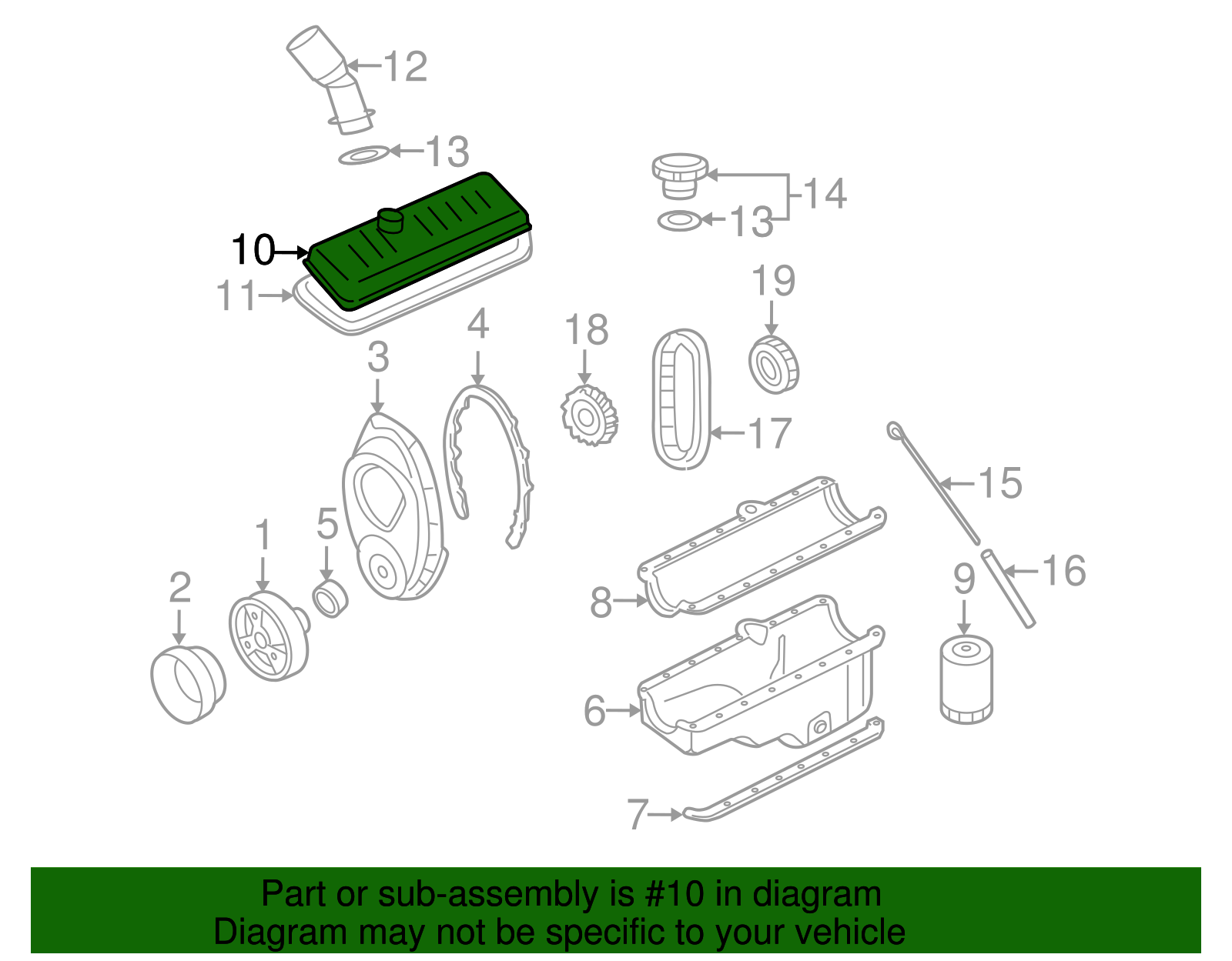Rocker Arm Cover - GM (93441317)