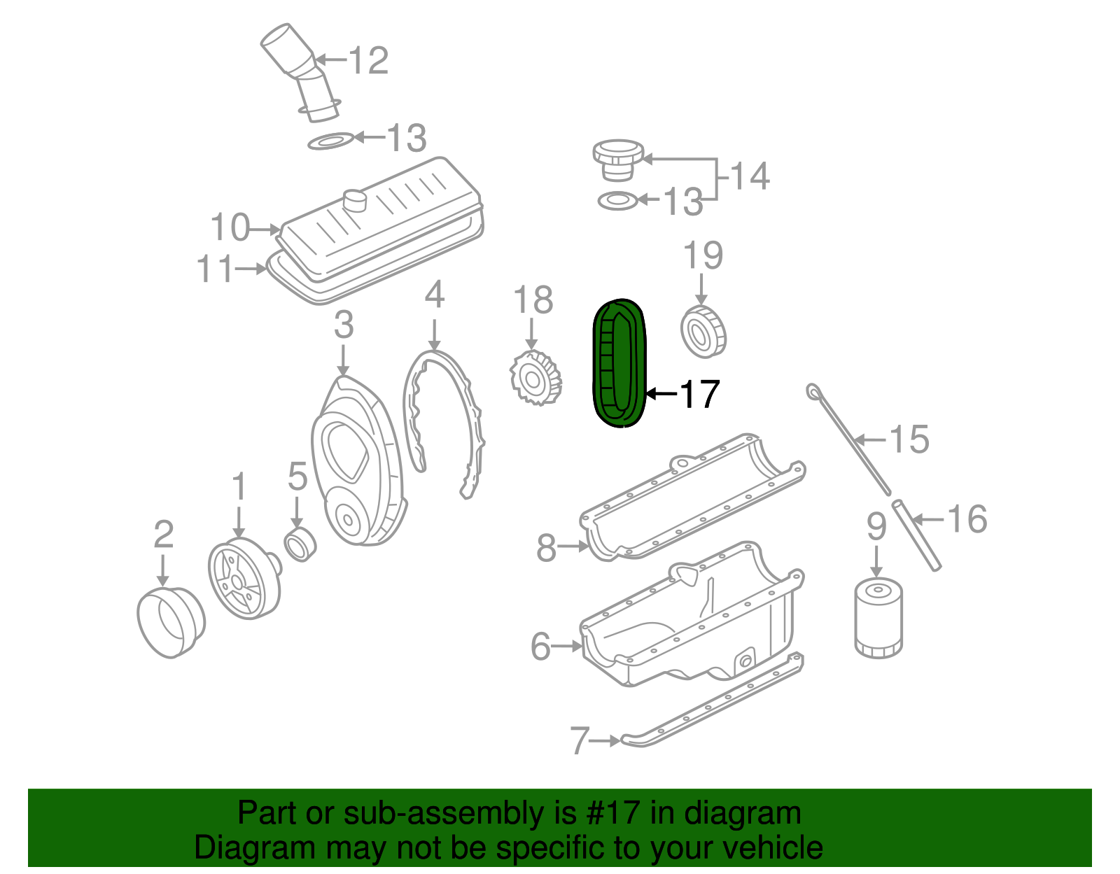 Engine Timing Chain - GM (12458911)