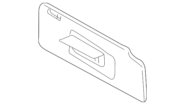 463-810-05-10-9045 - Sun Visor Mercedes-Benz USA Parts