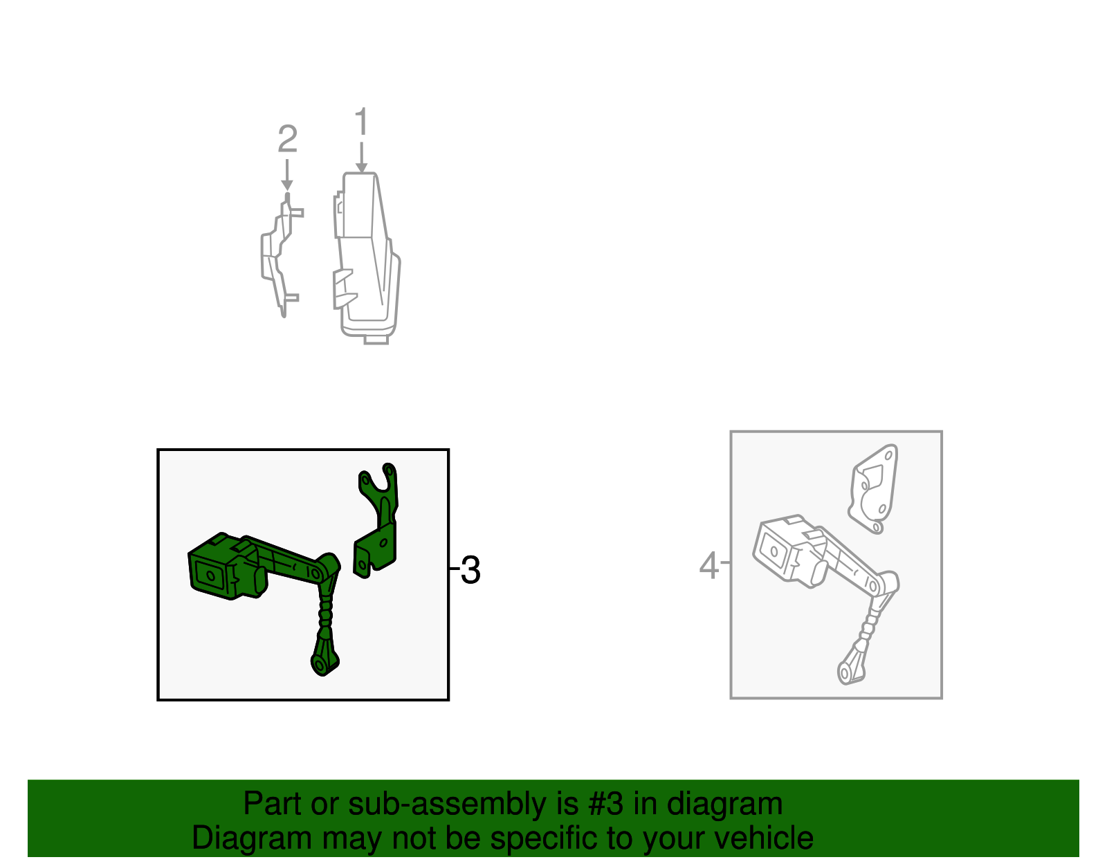 2012-2019 Land Rover Height Sensor LR024217 | JaguarParts.com