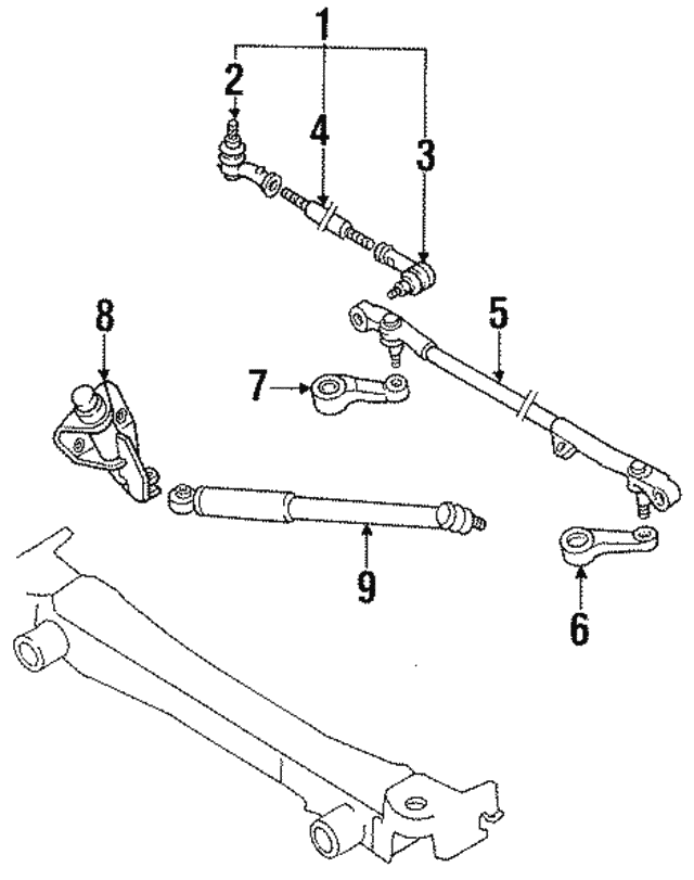 Rod Track Center 8-97102-701-3 | Honda Parts Hub