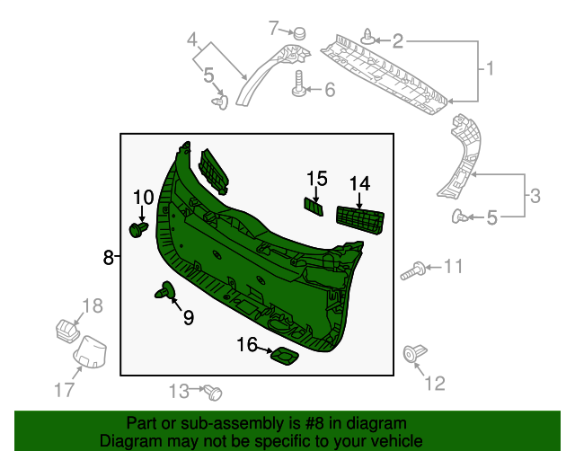 20162021 Hyundai Tucson Lower Trim Panel 81750D3000TRY QuirkParts
