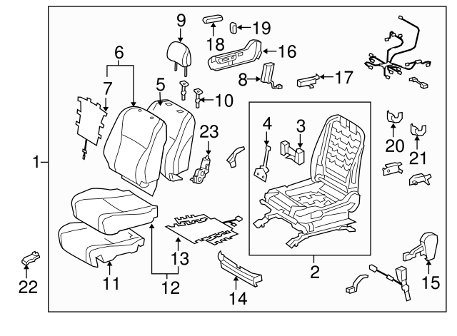 TOYOTA Genuine 71867-0E070-C0 Seat Cushion Shield