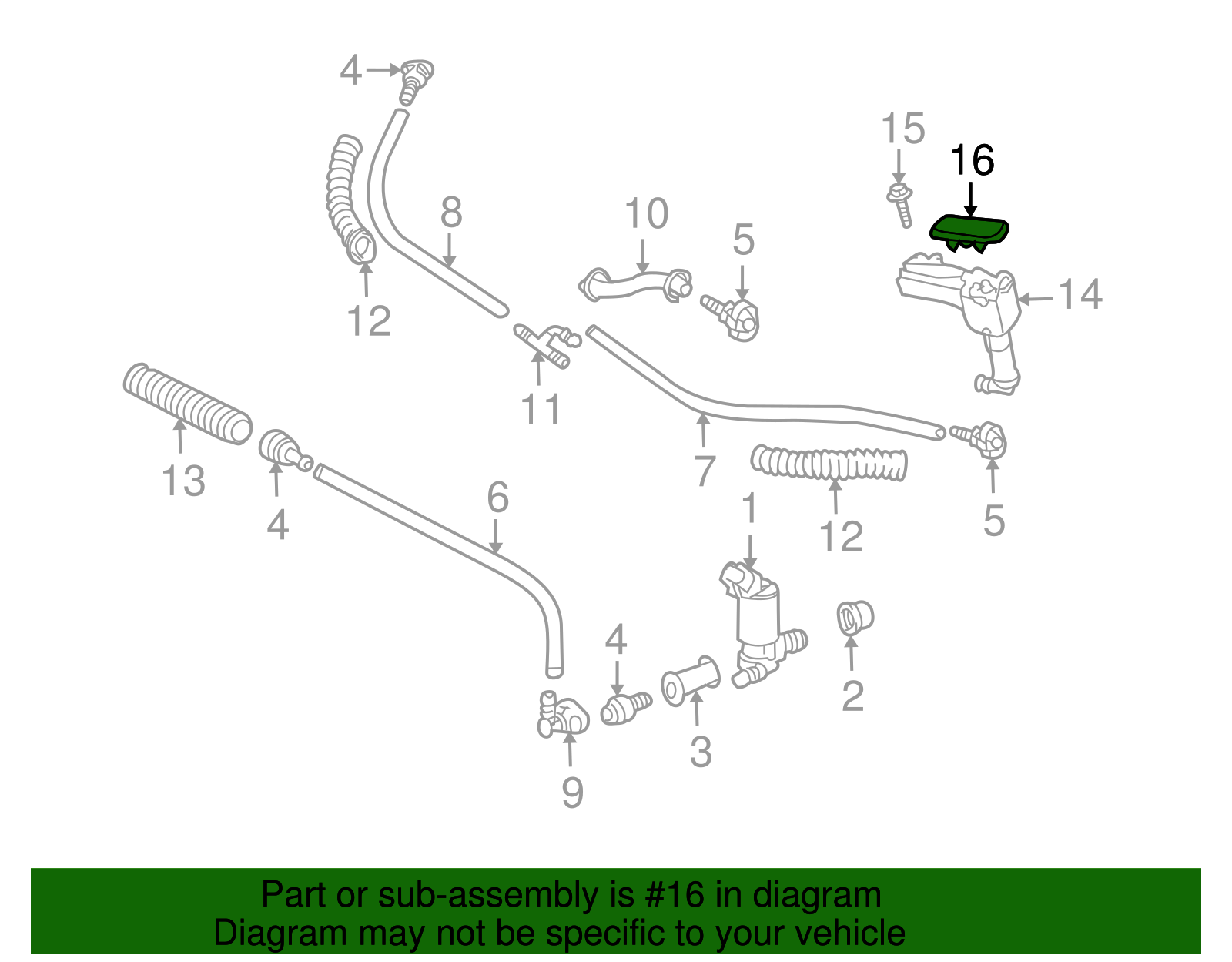 Nozzle - Toyota (85045-60030-D0)