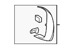 15818636 - Body: Wheel Opening Molding for Chevrolet: Corvette Image