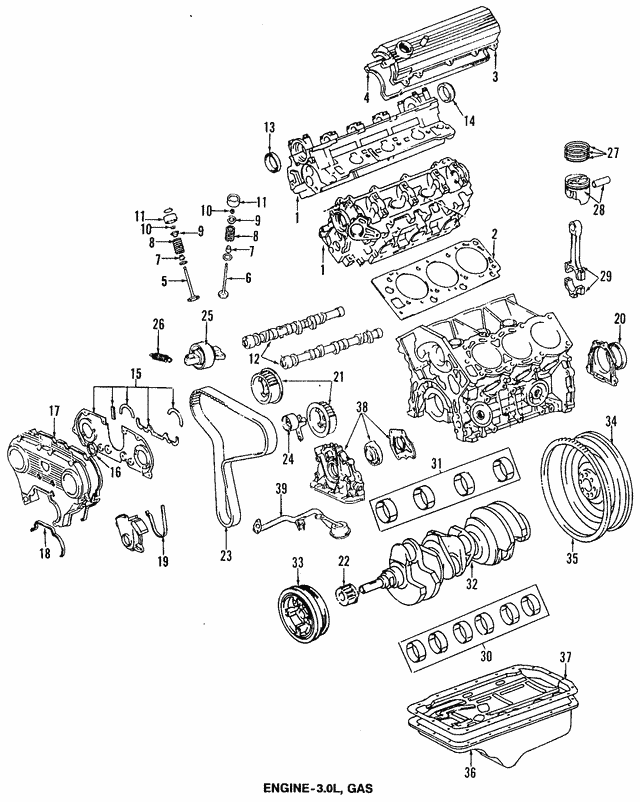 Toyotum 3 4 Head Engine Diagram - Complete Wiring Schemas