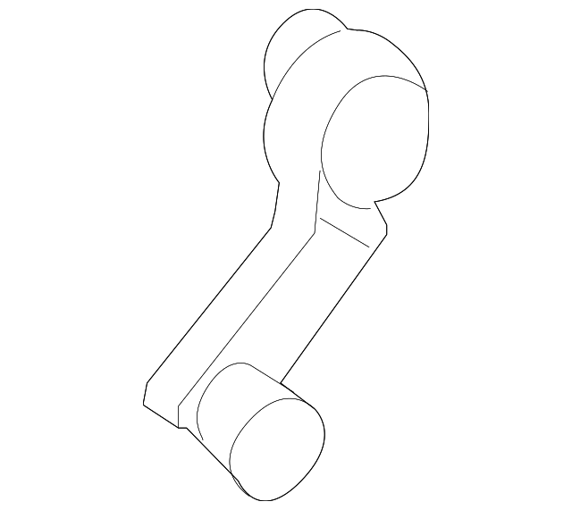 Ebony Side Door Window Regulator Handle - GM (97295718)