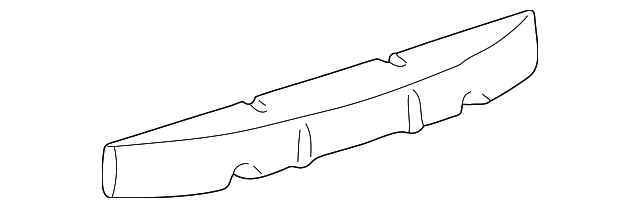 Front Bumper Impact Absorber / Foam For 1999-2004 Ford Mustang (GT, Cobra, V6, V8)