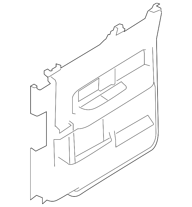 2014 Ford F150 Door Trim Panel Driver's Side (LH) EL3Z1627407CB