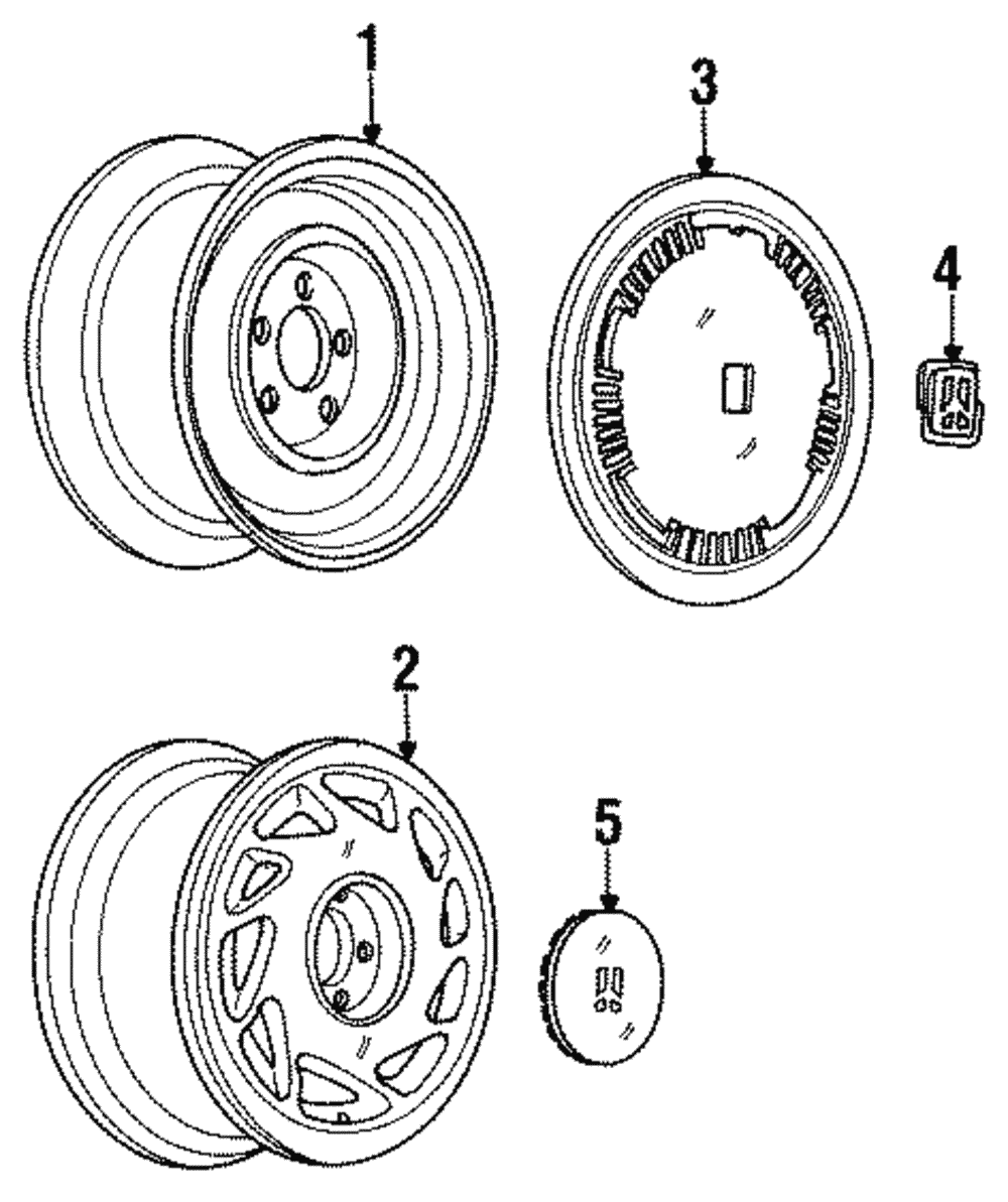 Wheel-15 X 7 - GM (12503566)