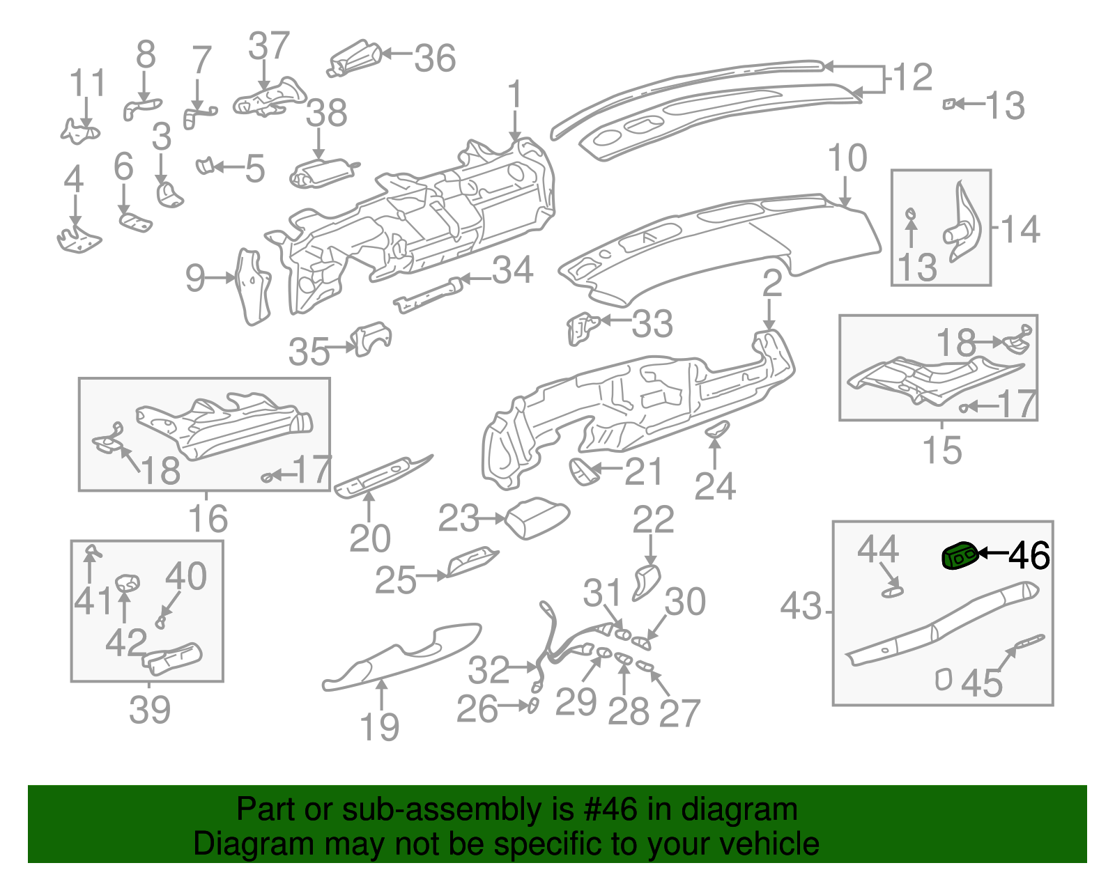 Outlet Assembly - GM (25662678)
