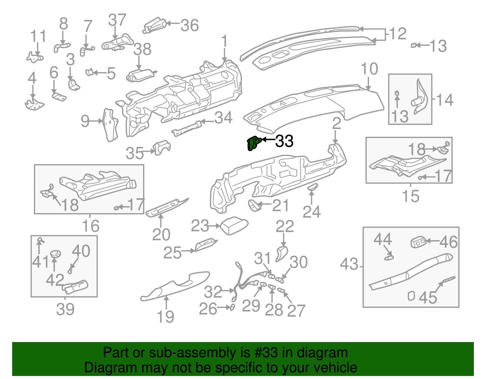 Cable Bracket - GM (25694835)