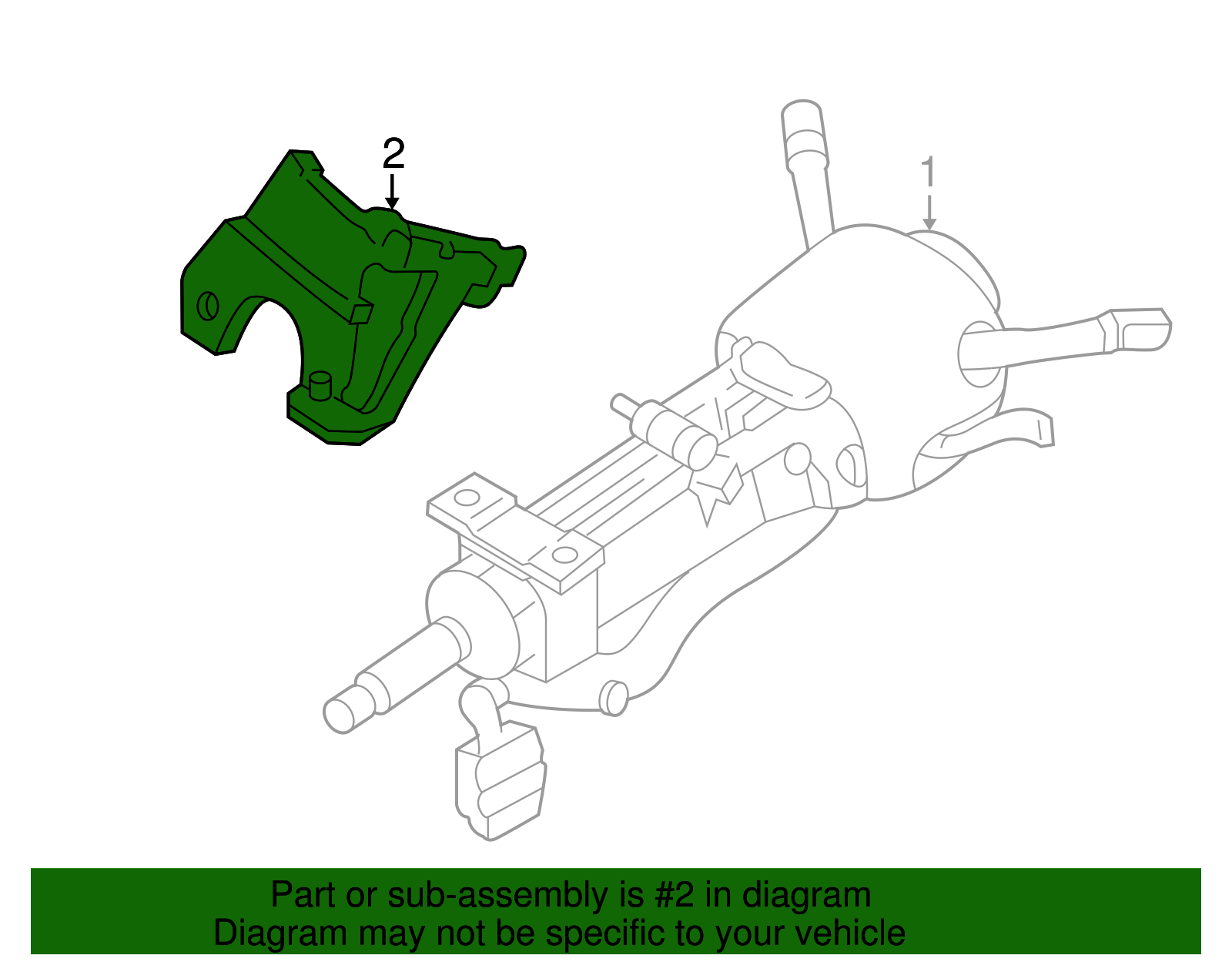 Bracket - Buick (25743277)