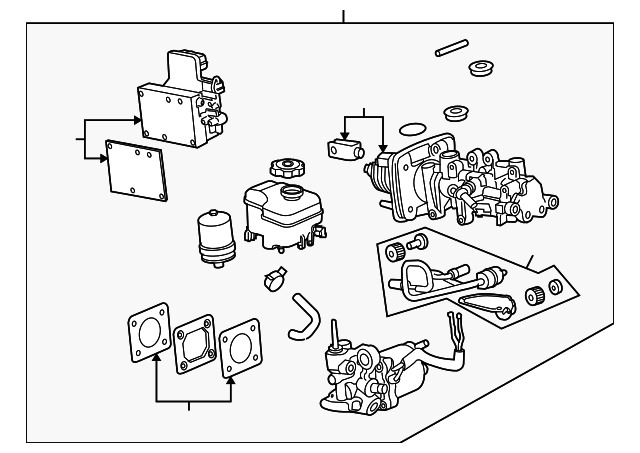 Brake Master Cylinder Assembly - GM (19258790)