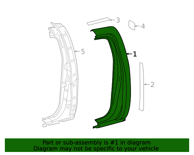 6161204071 Side Panel 20052023 Toyota Bam Wholesale Parts