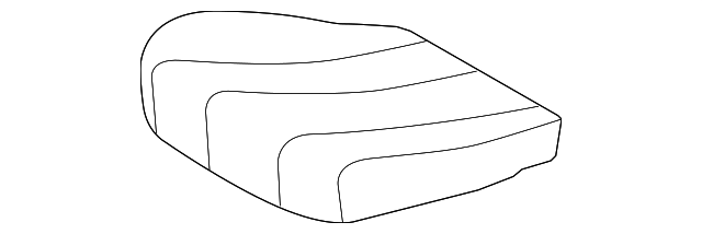 TOYOTA Genuine 79012-08030-B1 Seat Cushion Cover Sub Assembly