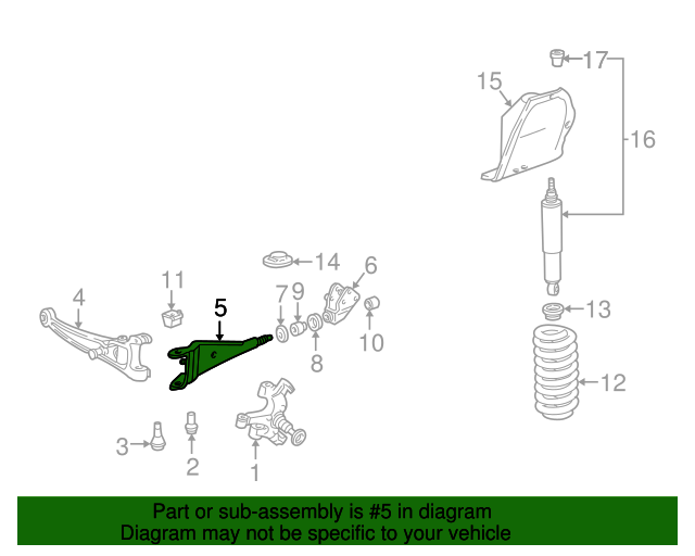 19922007 Ford Oem New 19962007 Ford E250 E350 Driver Side Radius Arm