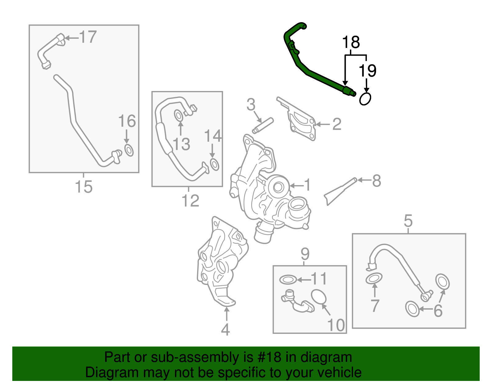 Water Feed Tube - Ford (GJ5Z-8A520-A)