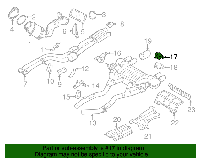 18307851568 20152023 BMW Exhaust Control Valve Actuator (18307851