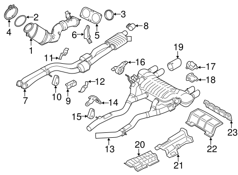 Exhaust Components for 2018 BMW M4 | Genuine BMW Parts
