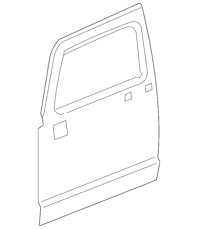 Passenger Side Front Door Outer Panel - GM (15814107)