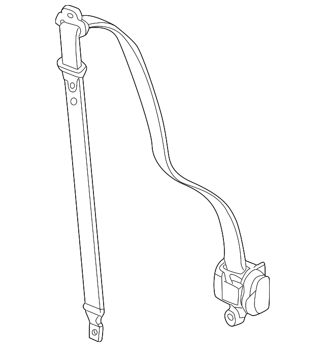 Lap & Shoulder Belt - GM (88940056)