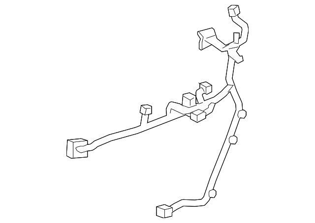 Rear Driver Side Door Wiring Harness - GM (84102023)