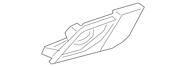 Jet Black Rear Driver Side Inside Door Handle - Cadillac (84130260)