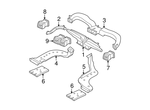 Ducts For 2008 Kia Sportage Kia Auto Parts Accessories