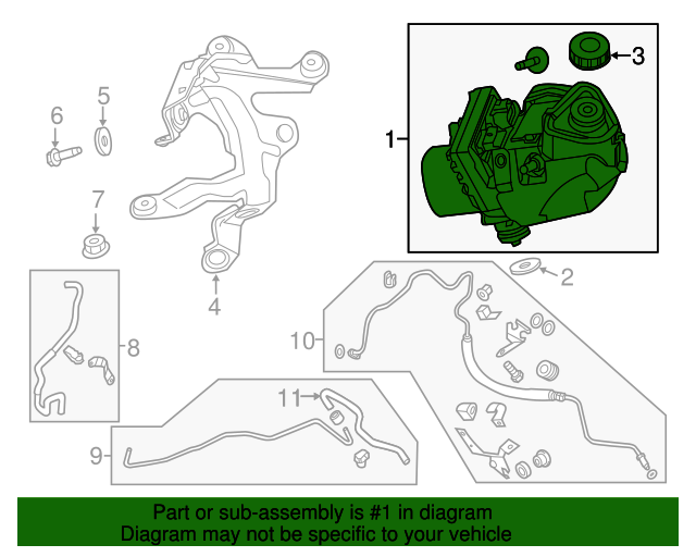 491103TA6C Power Steering Pump 2013 2014 Nissan Altima Conicelli