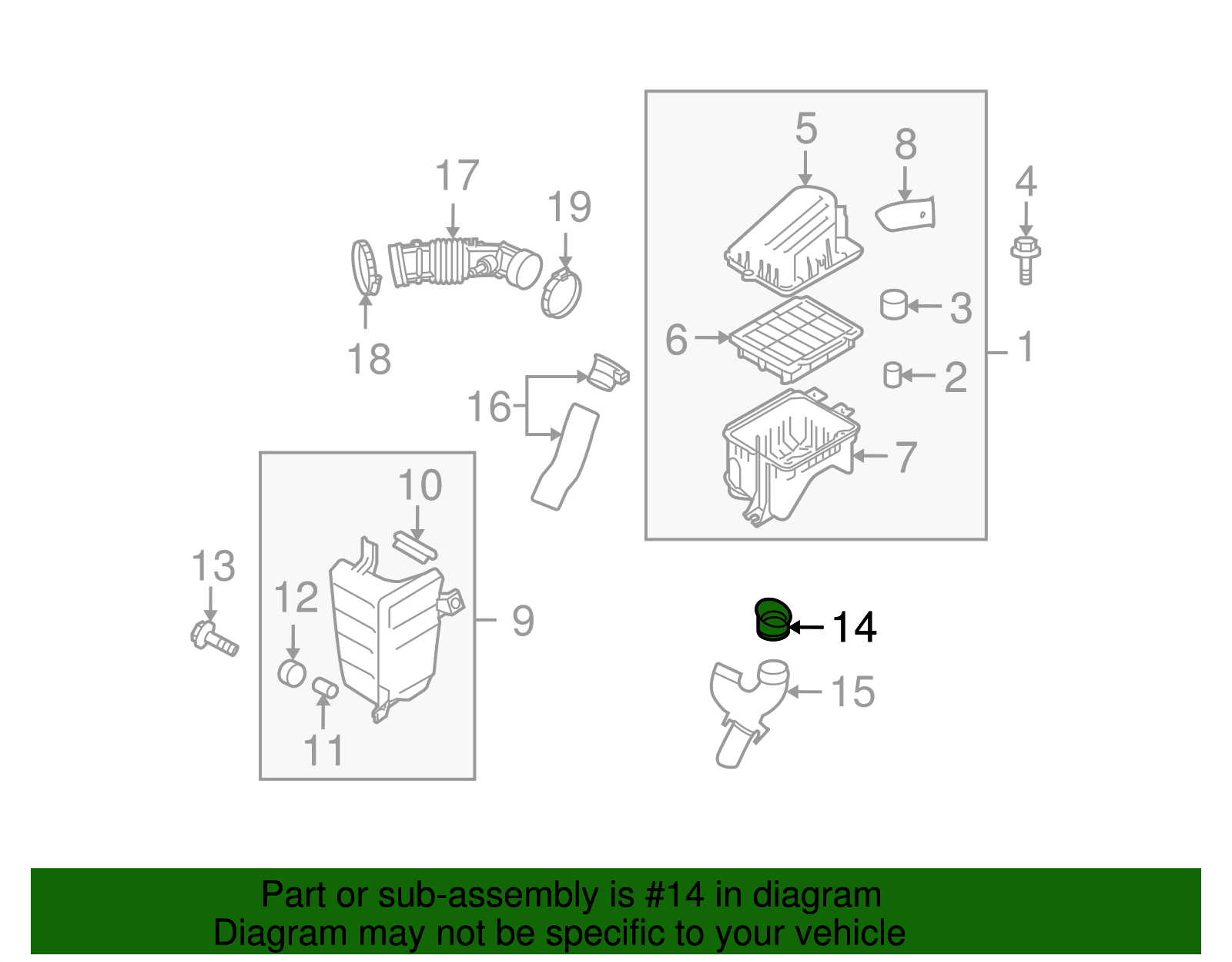Air Cleaner Outlet Duct Insert - GM (96808228)