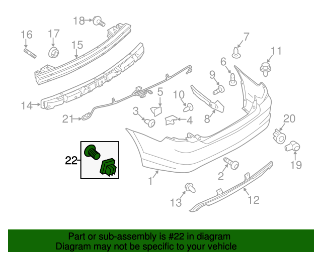 20062019 Ford OEM License Plate Bracket Hardware Kit 6C3Z17A386AA