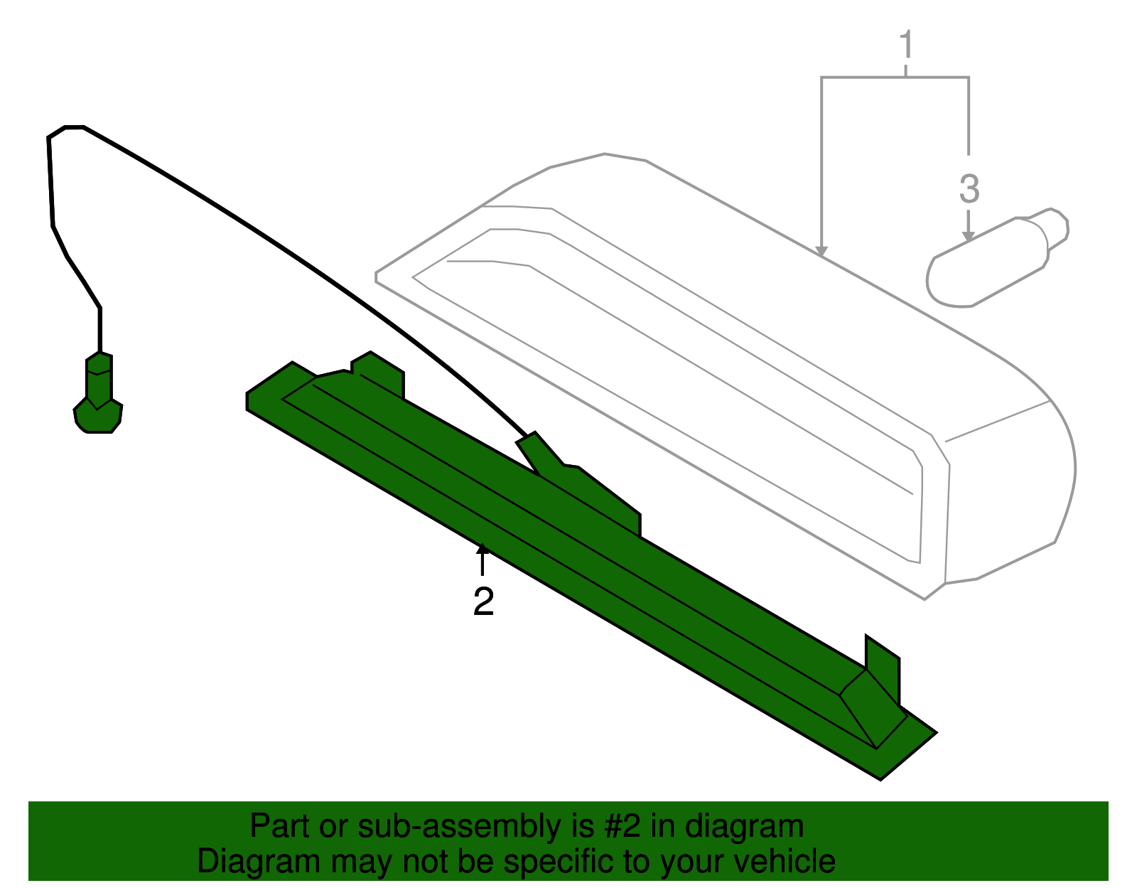 High Mount Stop Lamp - GM (96650653)