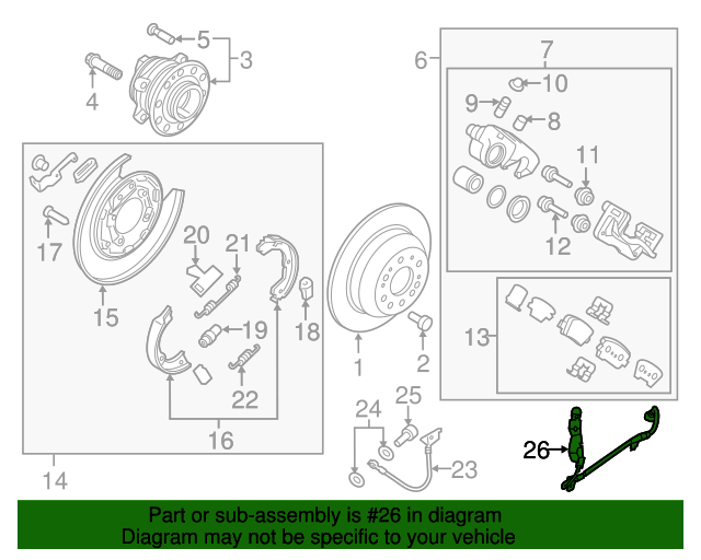 95680C5000 Rear Speed Sensor 20162020 Kia Sorento Kia.Parts Store